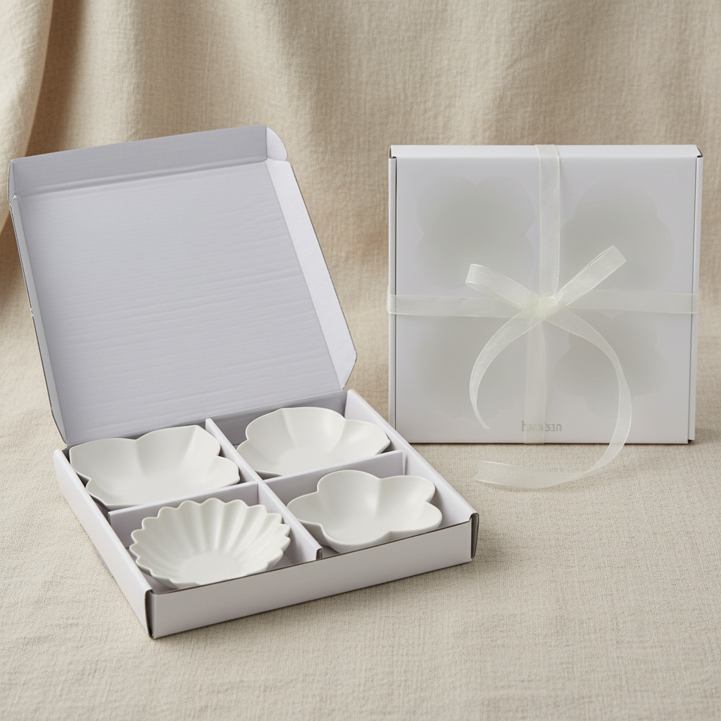 Hwaban Flower Blossom Plate Set