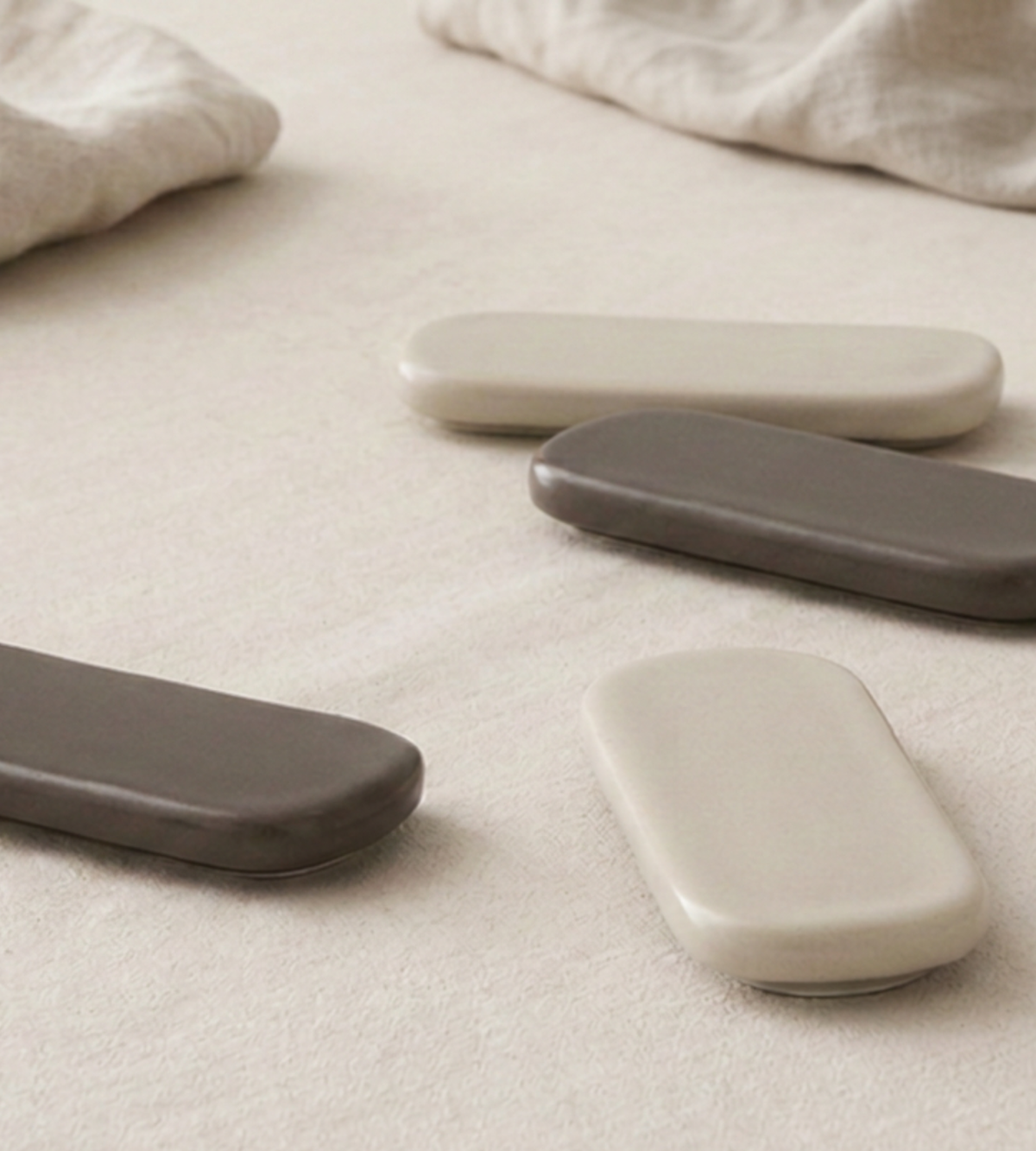May Ceramic Cutlery Rest 4 Pcs Set