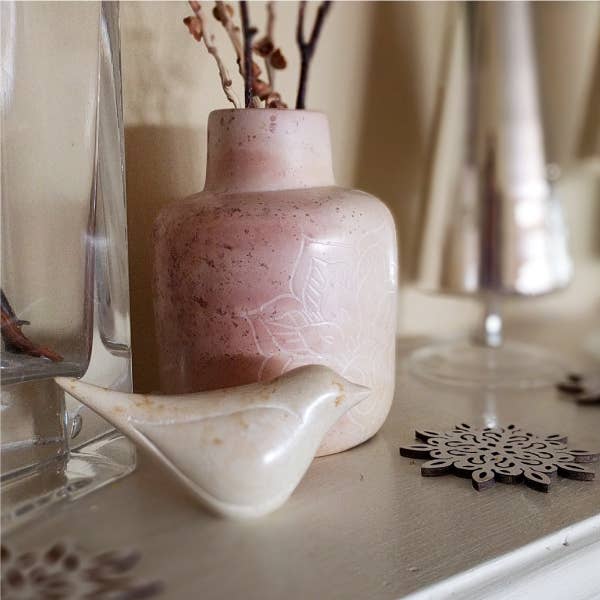 Handmade Natural Stone Bird - Fair Trade Kenyan Art
