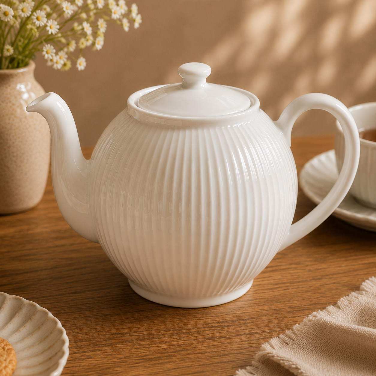 Plisse Teapot
