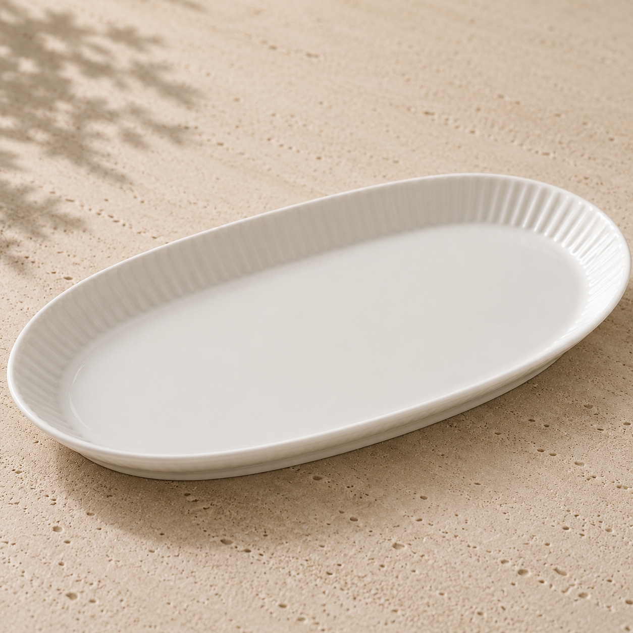Plisse Oblong Platter