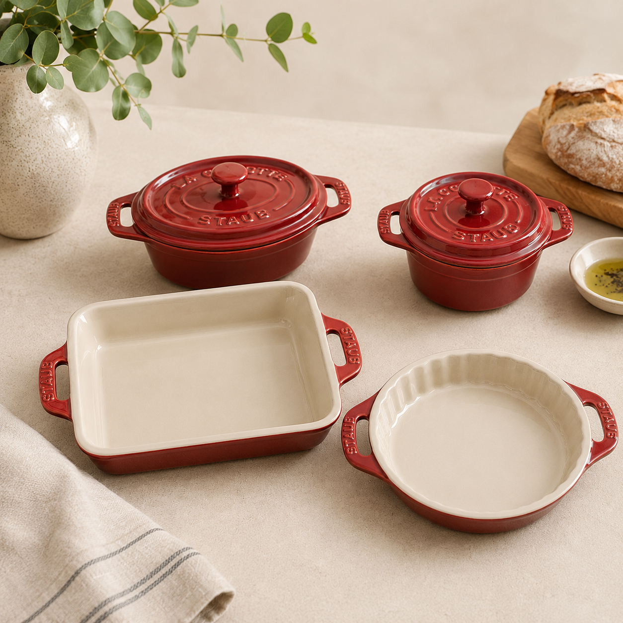 STAUB Ceramic Mini 4 Piece Set