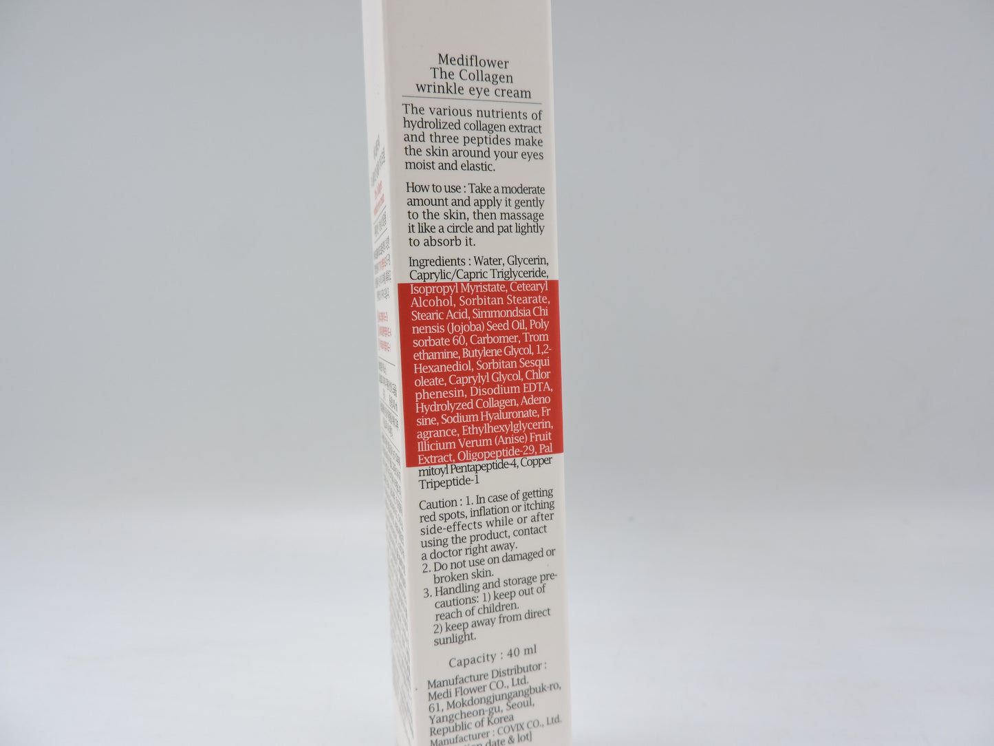 MediFlower Collagen Wrinkle Eye Cream, 40ml (Set of 5)