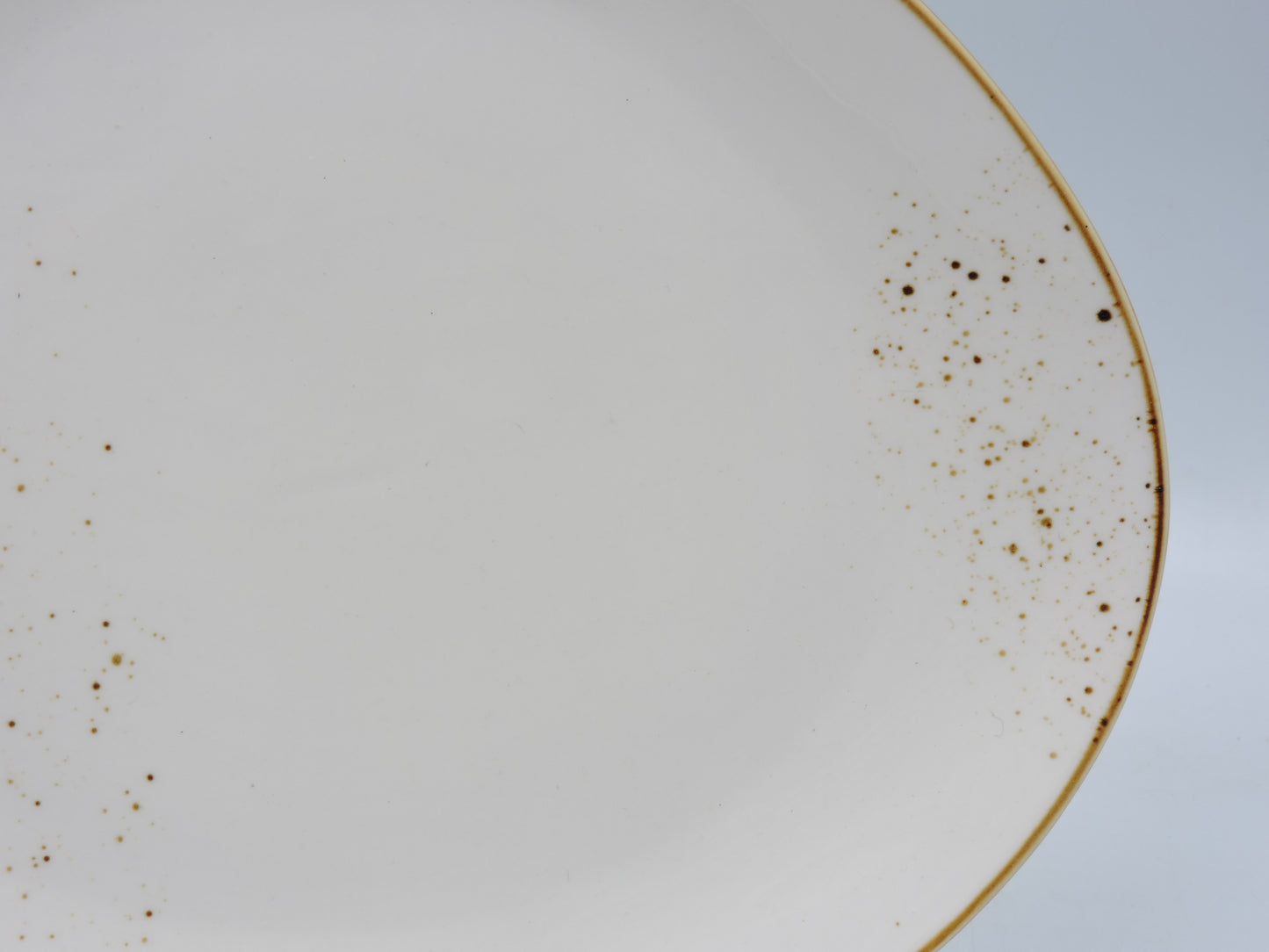 Terra Triangular Plate – White, 11.25"