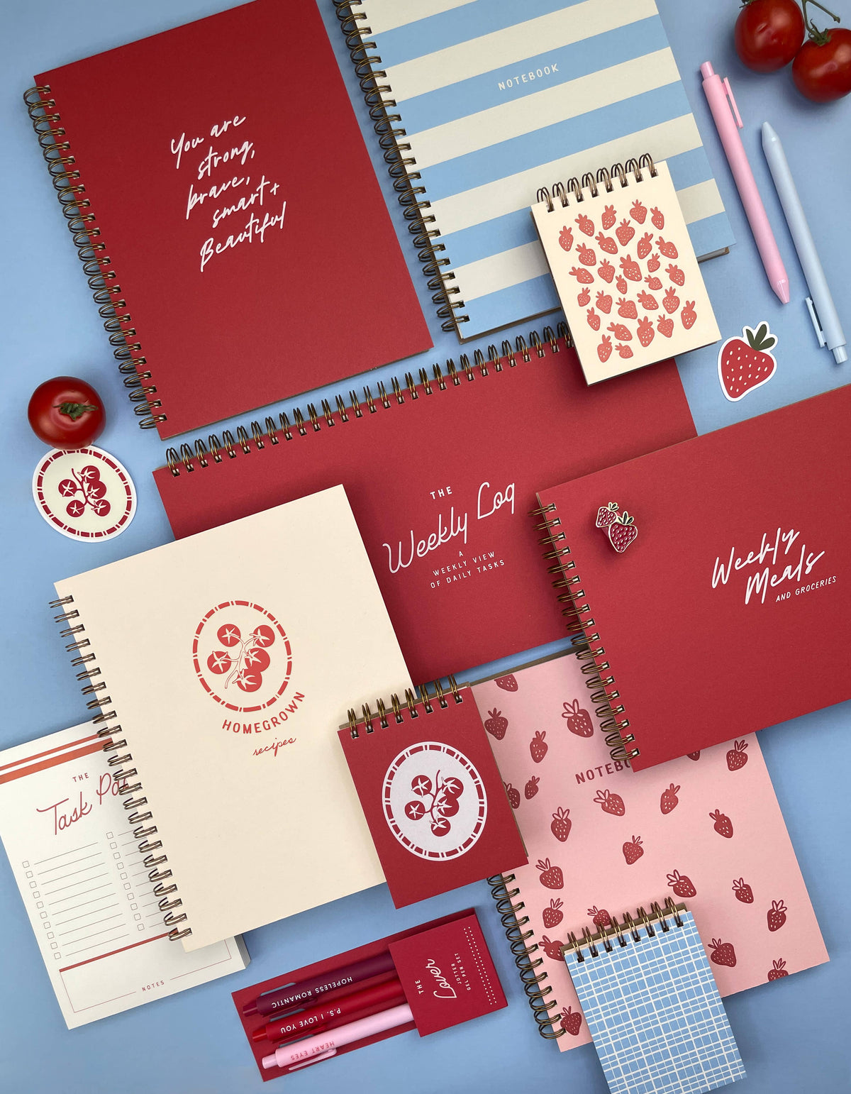Tomato Vine Mini Jotter Notebook