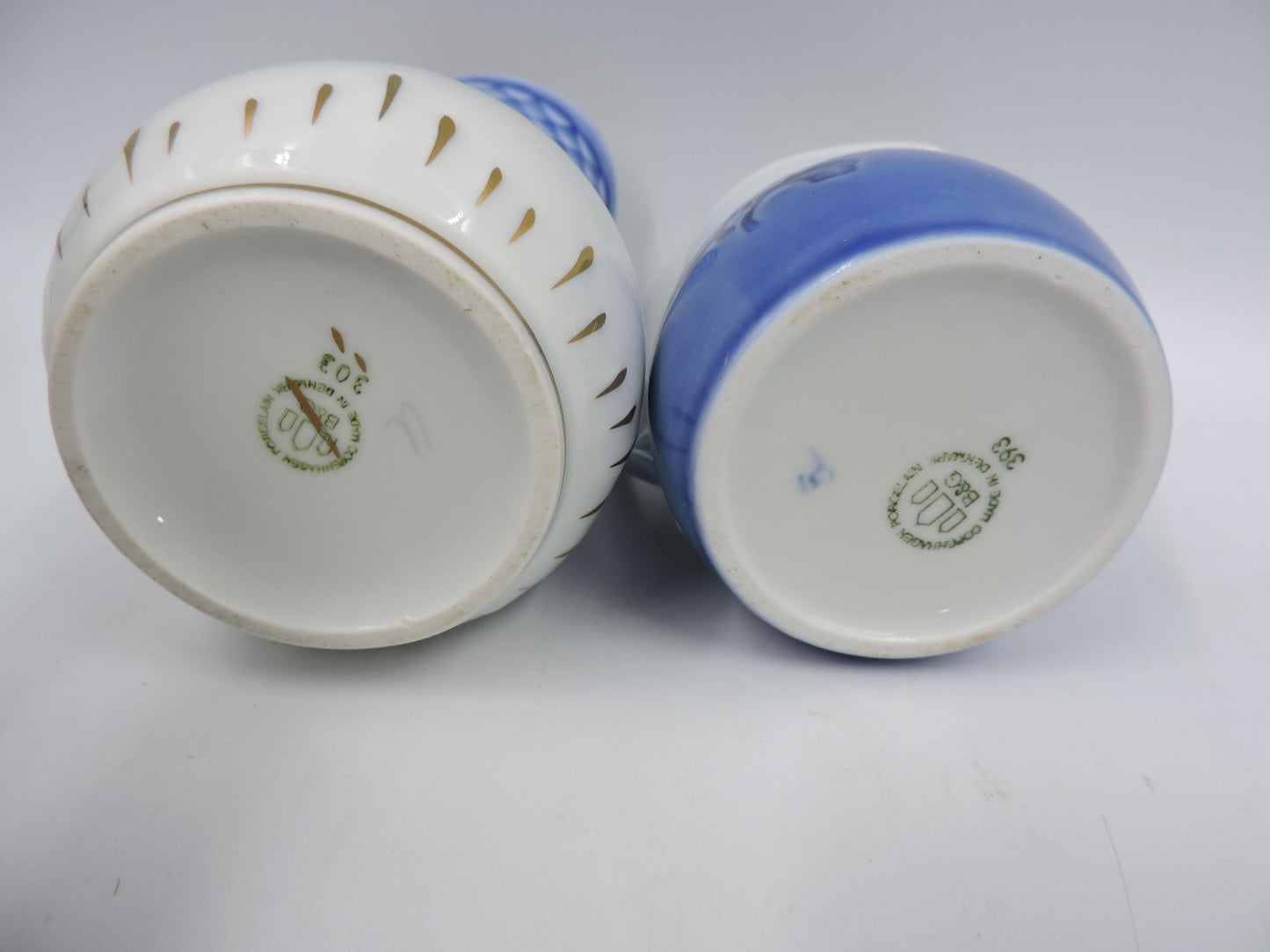 Bing & Grondahl Copenhagen Seagull and flower pitchers