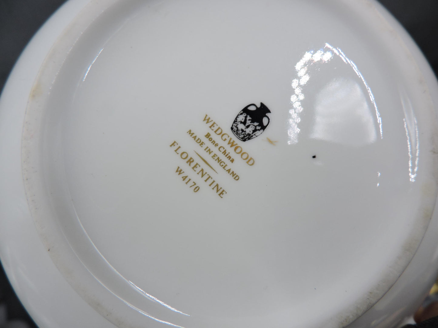 Wedgwood Florentine Green Gold W4170 Gravy boat (s)