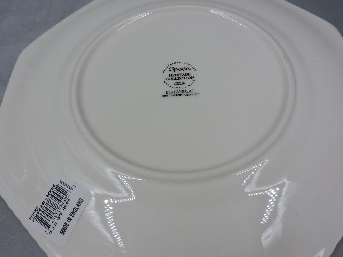 Spode Heritage Octagonal Plate (Brand New)