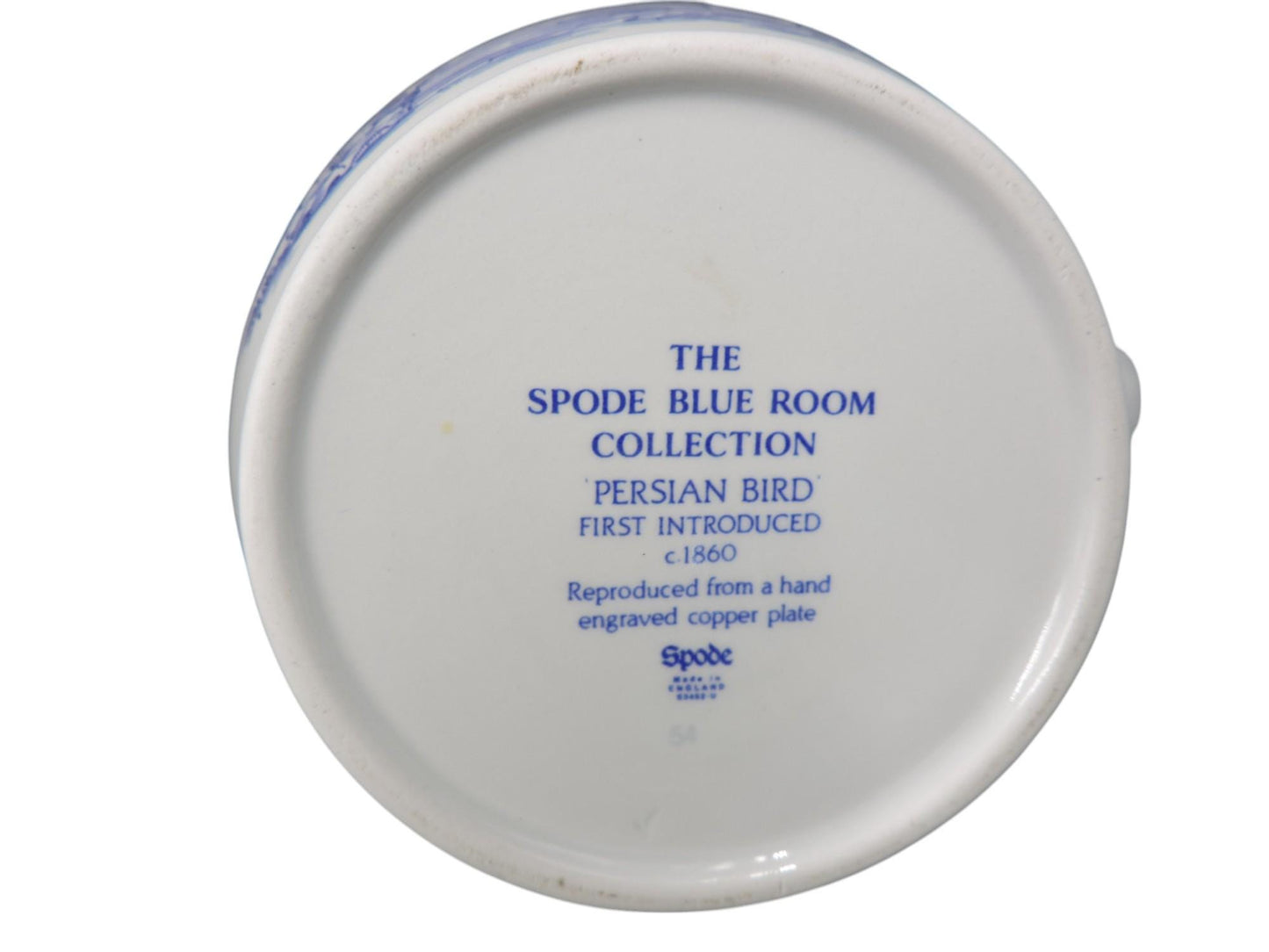 Spode Blue Room Collection 'Persian Bird" Jug