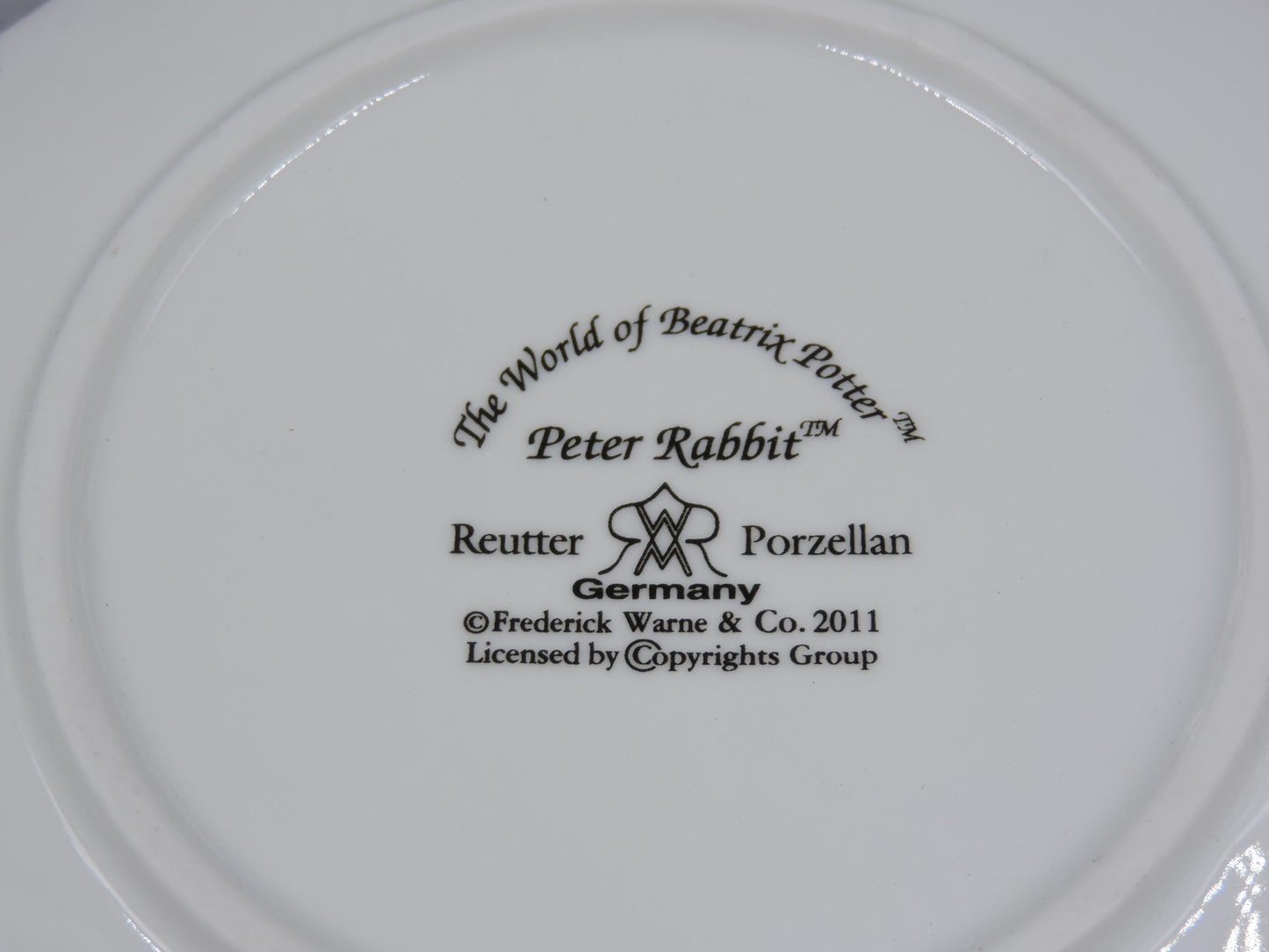 Beatrix Potter Peter Rabbit Dessert Plate