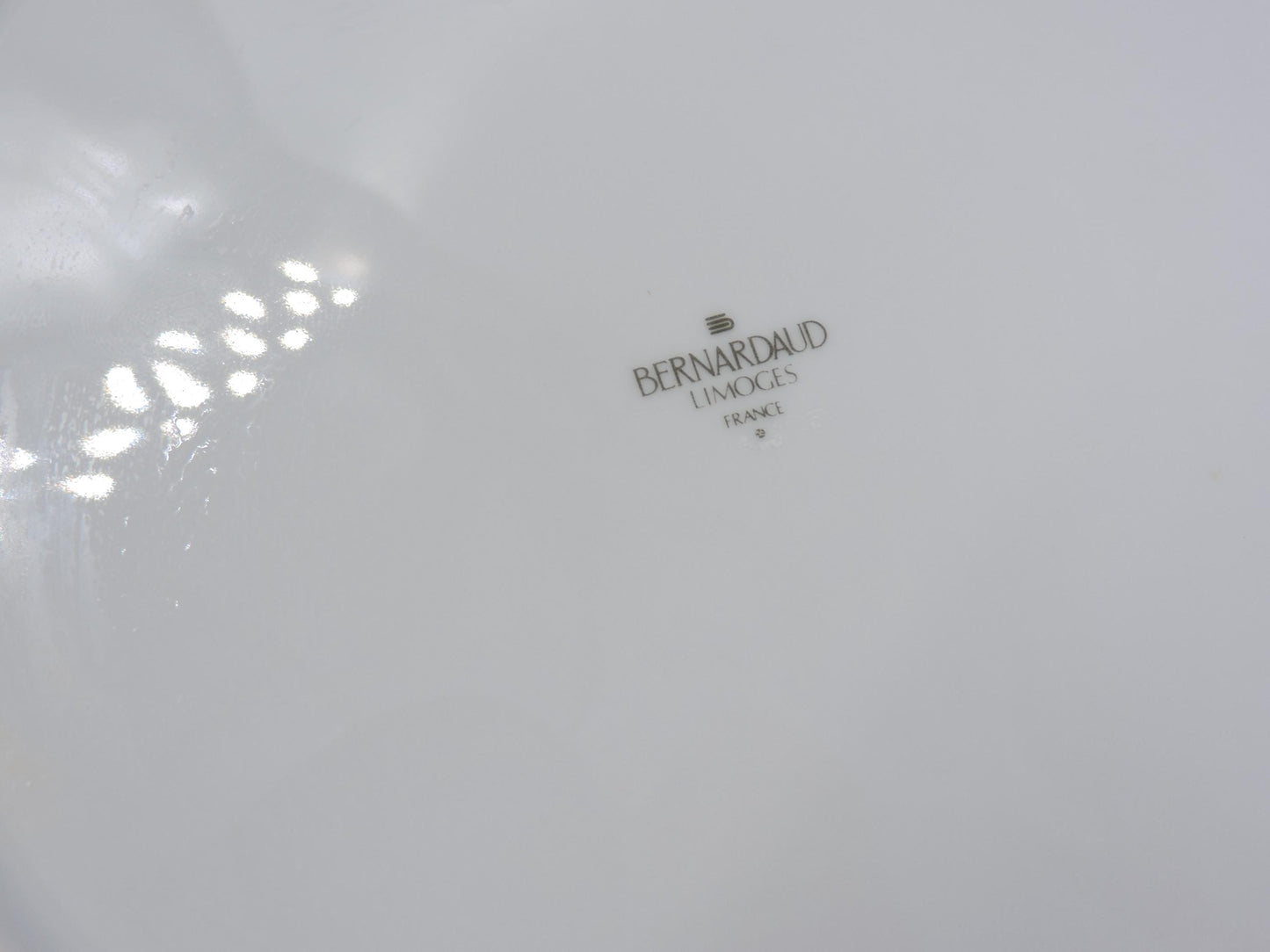Bernardaud Limoges Royale Gold Sunburst Dinner Plate