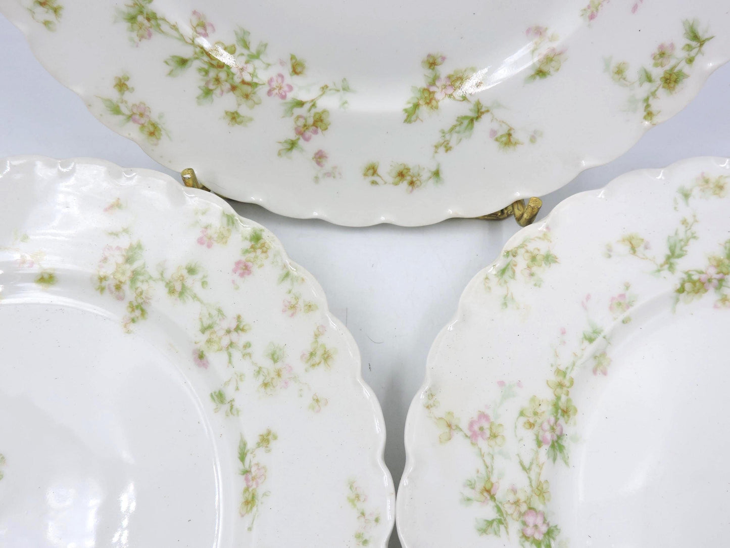 Antique Haviland & Co Salad Plate Set of 3