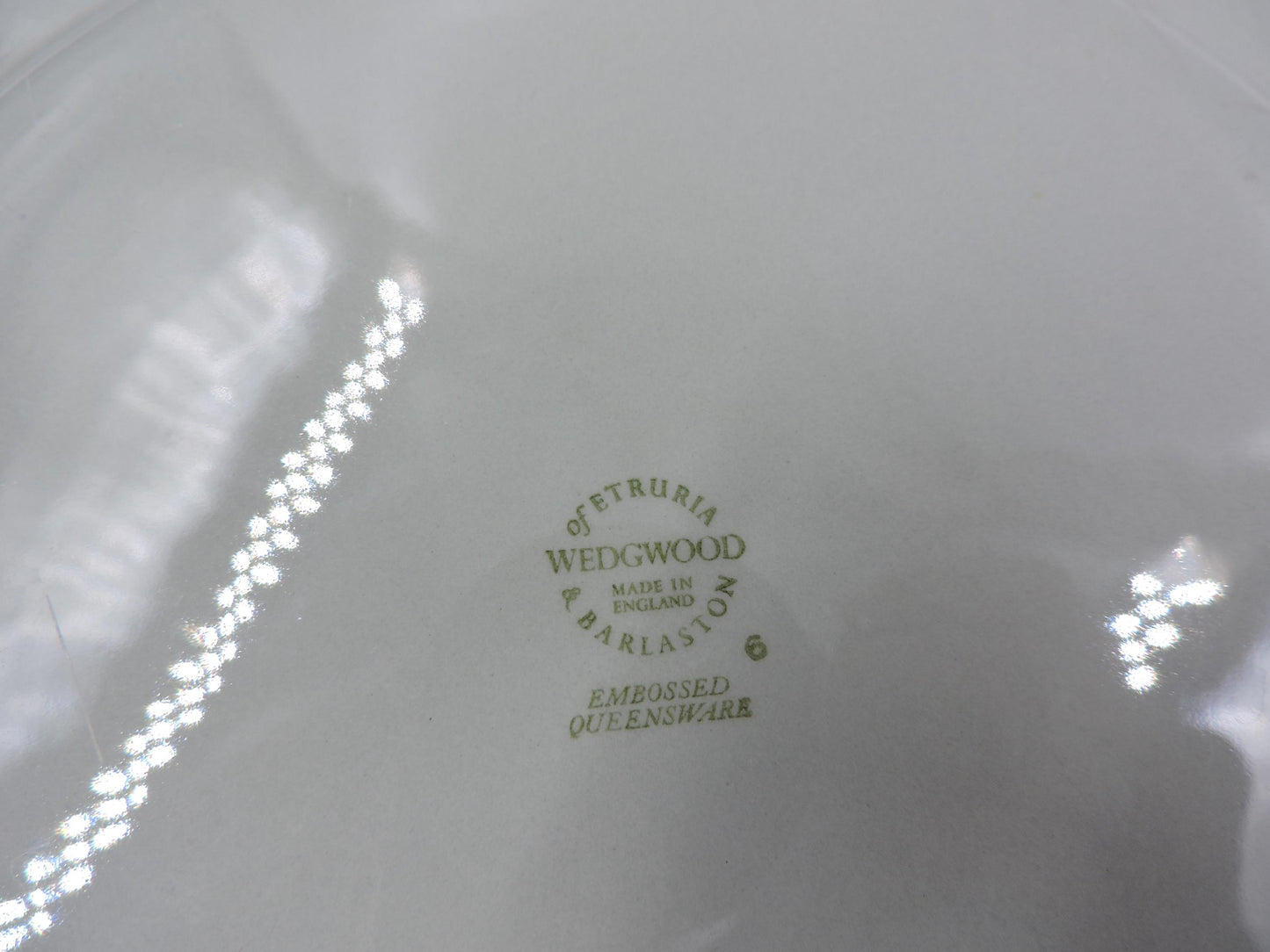Wedgwood Queensware Shell Edge Dinner Plates Set of 4