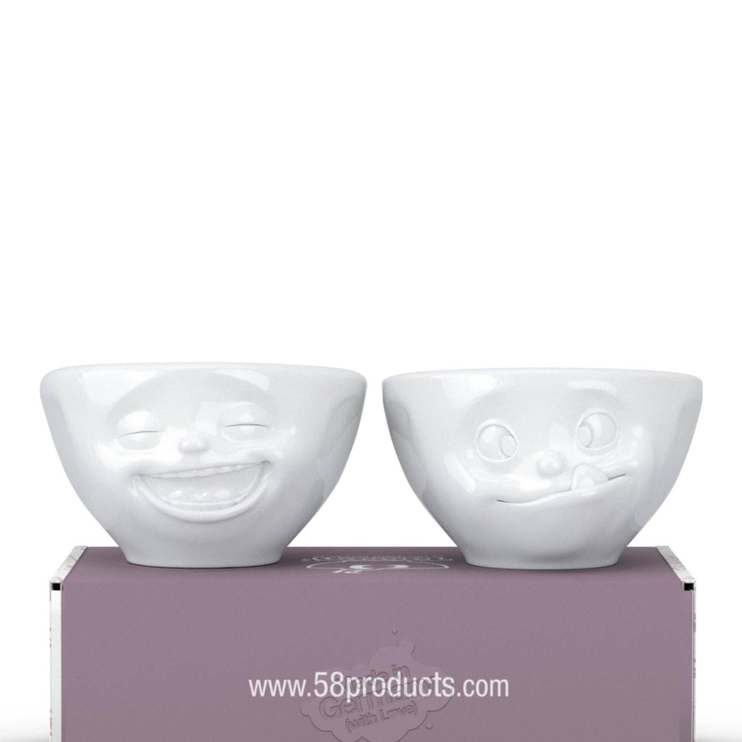 TASSEN Small Bowl Set No. 3, Laughing & Tasty Face
