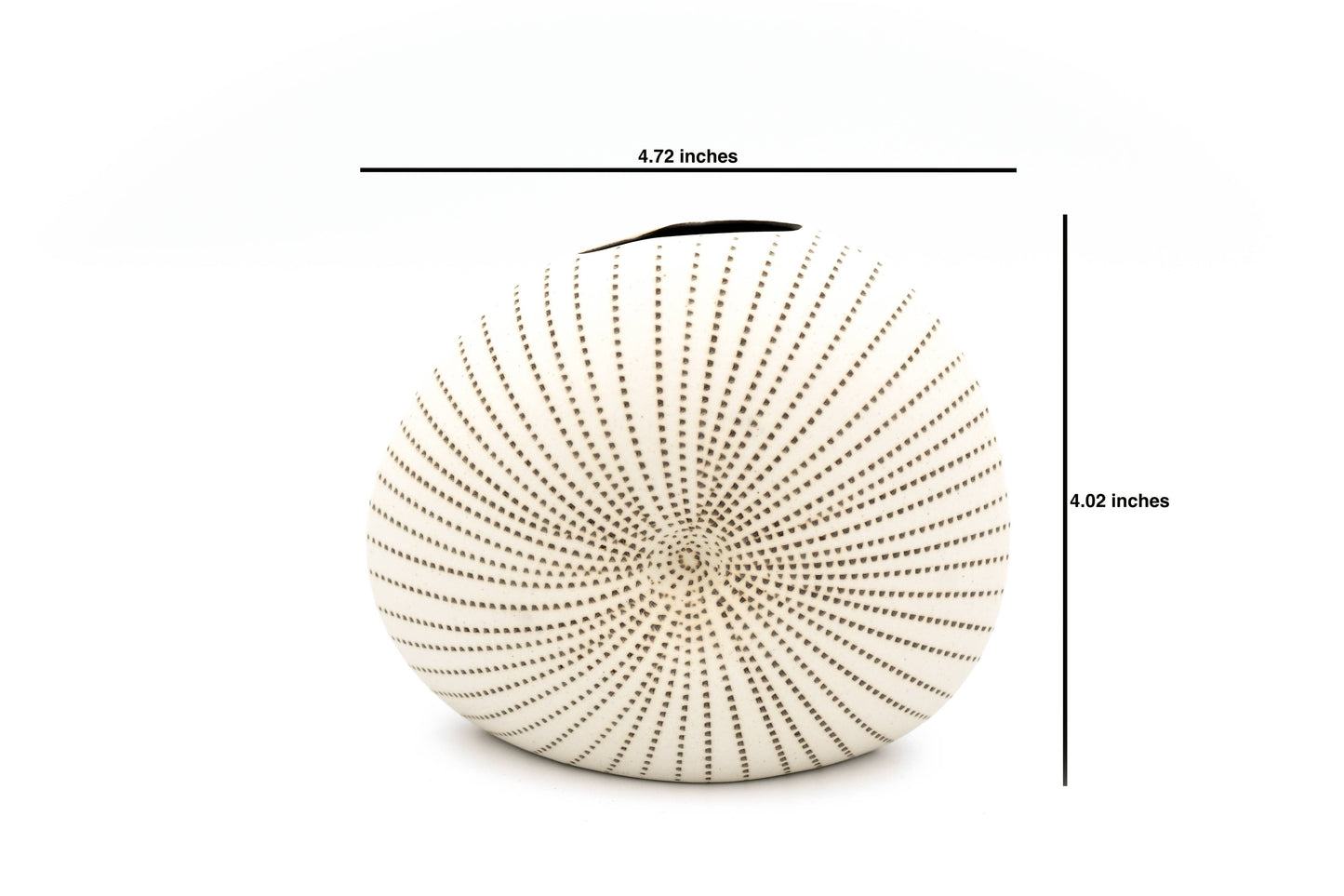 Diva Round Mini Handcrafted Porcelain Bud Vase (226W23)