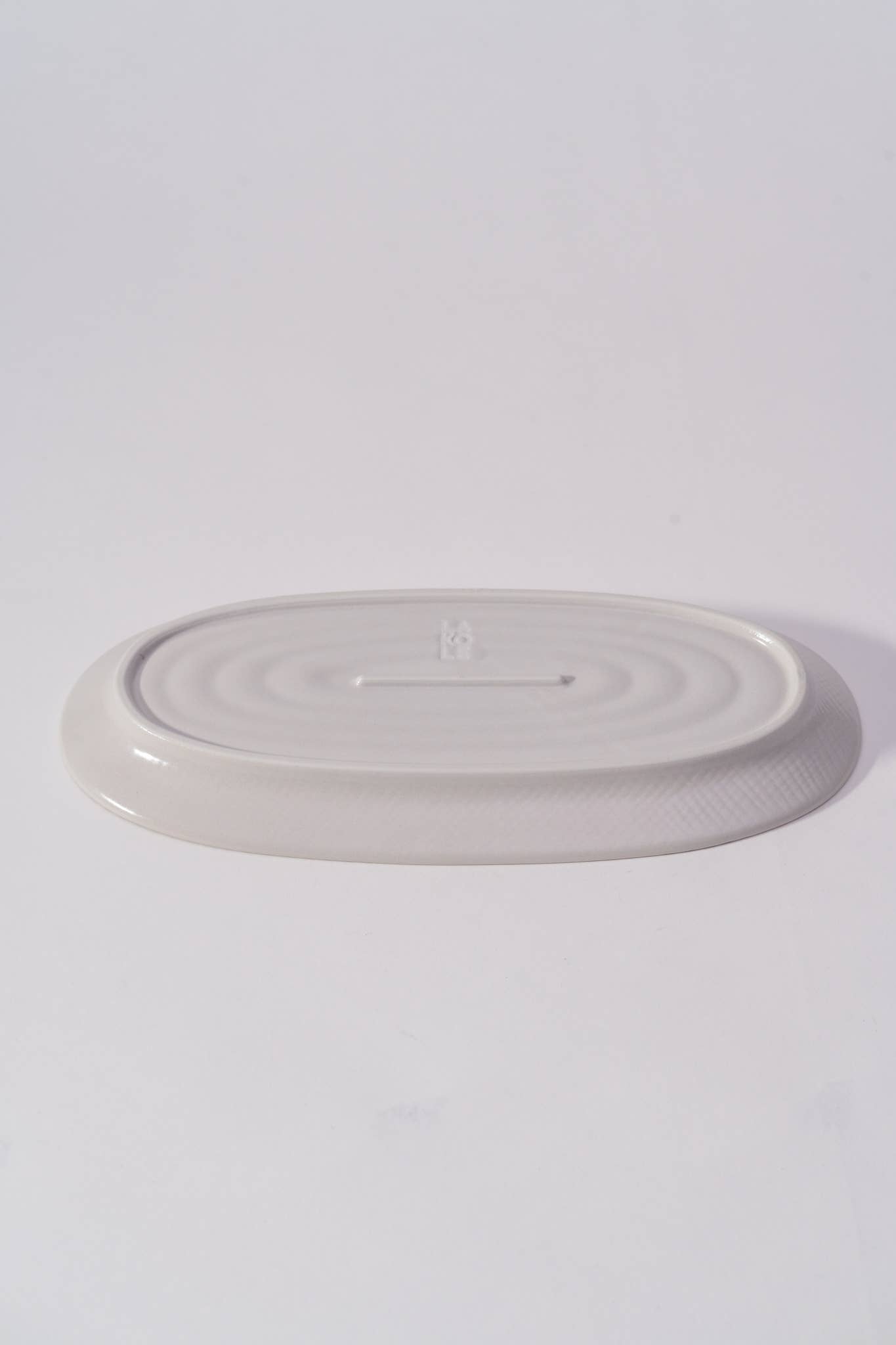 Kachosen Oval Platter With Folding-Fan Pattern Large