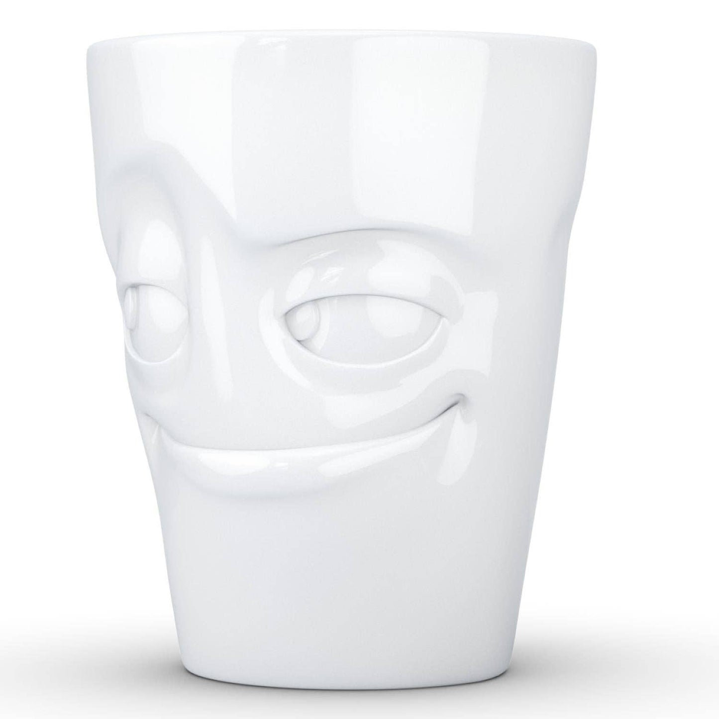 TASSEN Coffee Mug with Handle, Impish Face