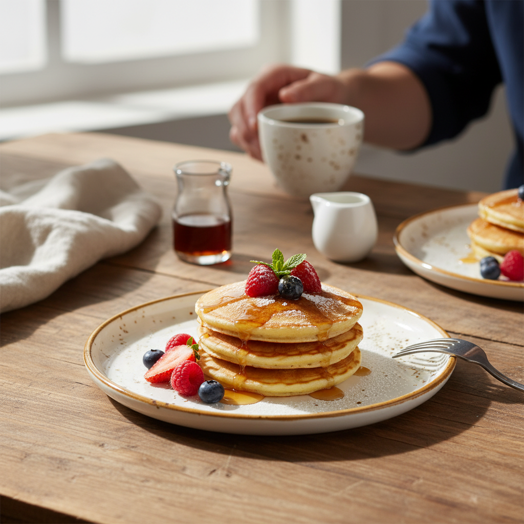 Terra Round Plate – Dap White, 7"