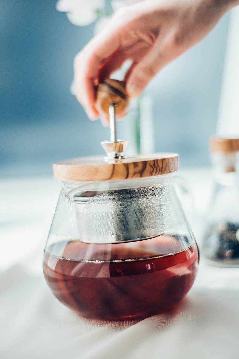 "Teaor" Tea Maker Olive Wood