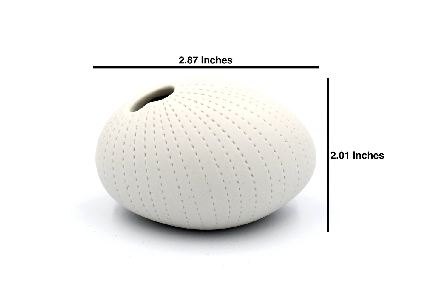 Pebble Mini Handcrafted Porcelain Bud Vase (159WH13)