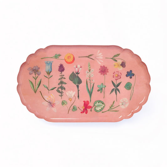 Roomytown Scalloped Enamel Tray – Festival of Flowers