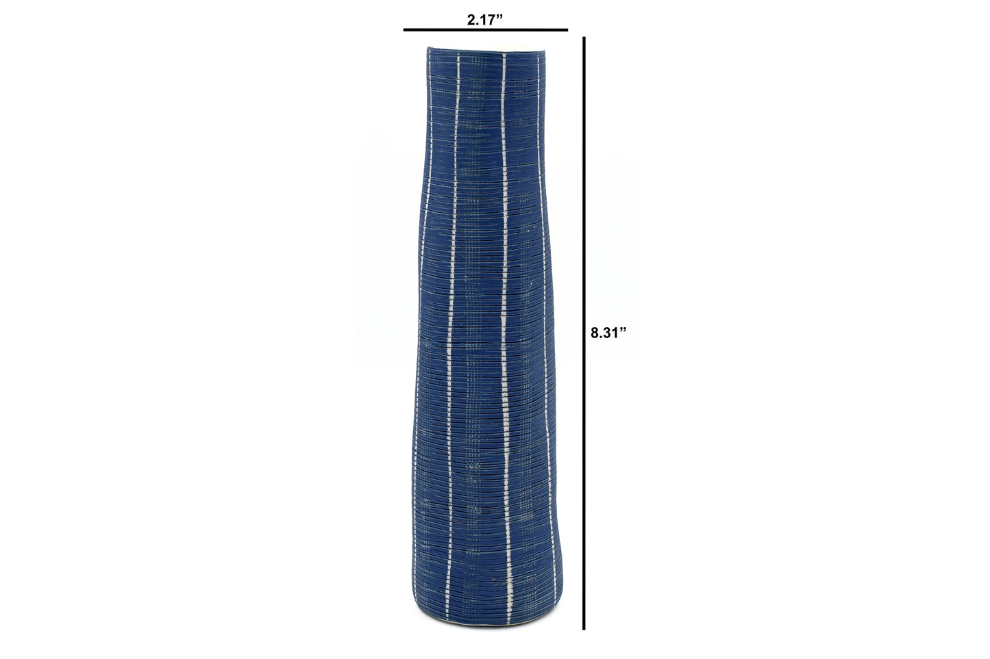 Koza M-Handcrafted Porcelain Vase (1159W22BLUE)
