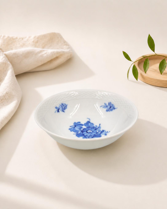 Vintage Blue Flower Porcelain Bowl