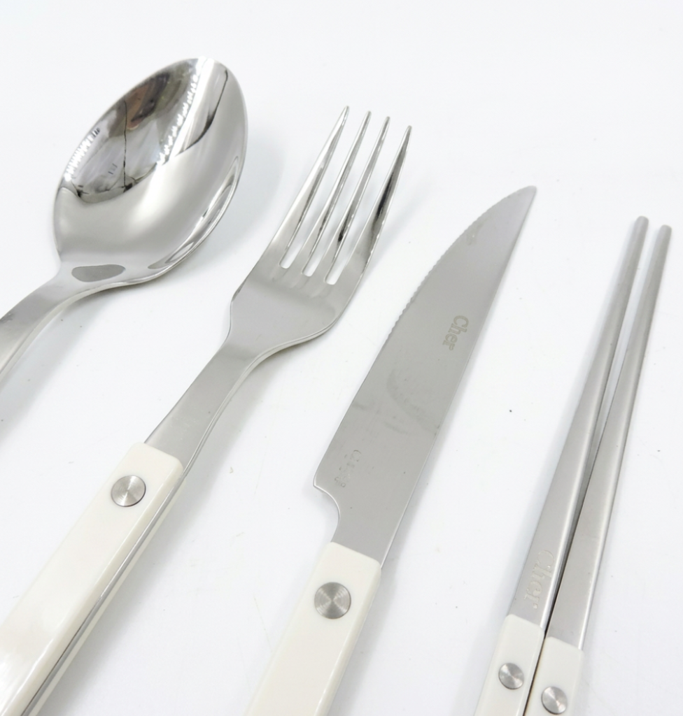 Maison Objet Premium Cier Farbe Cutlery White