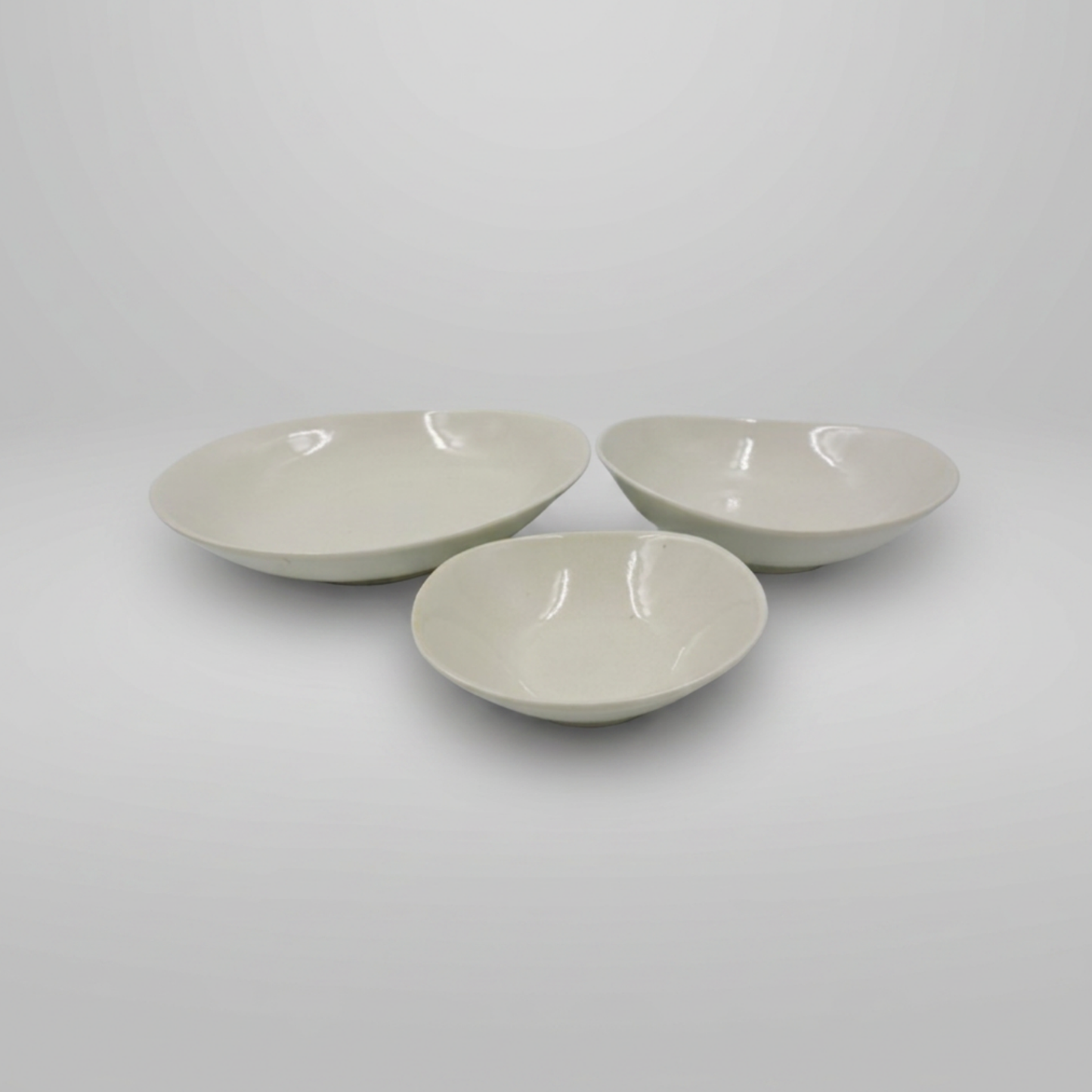 Mino Ware Sage Organic Nesting Bowl Set, 3pc Gift Set