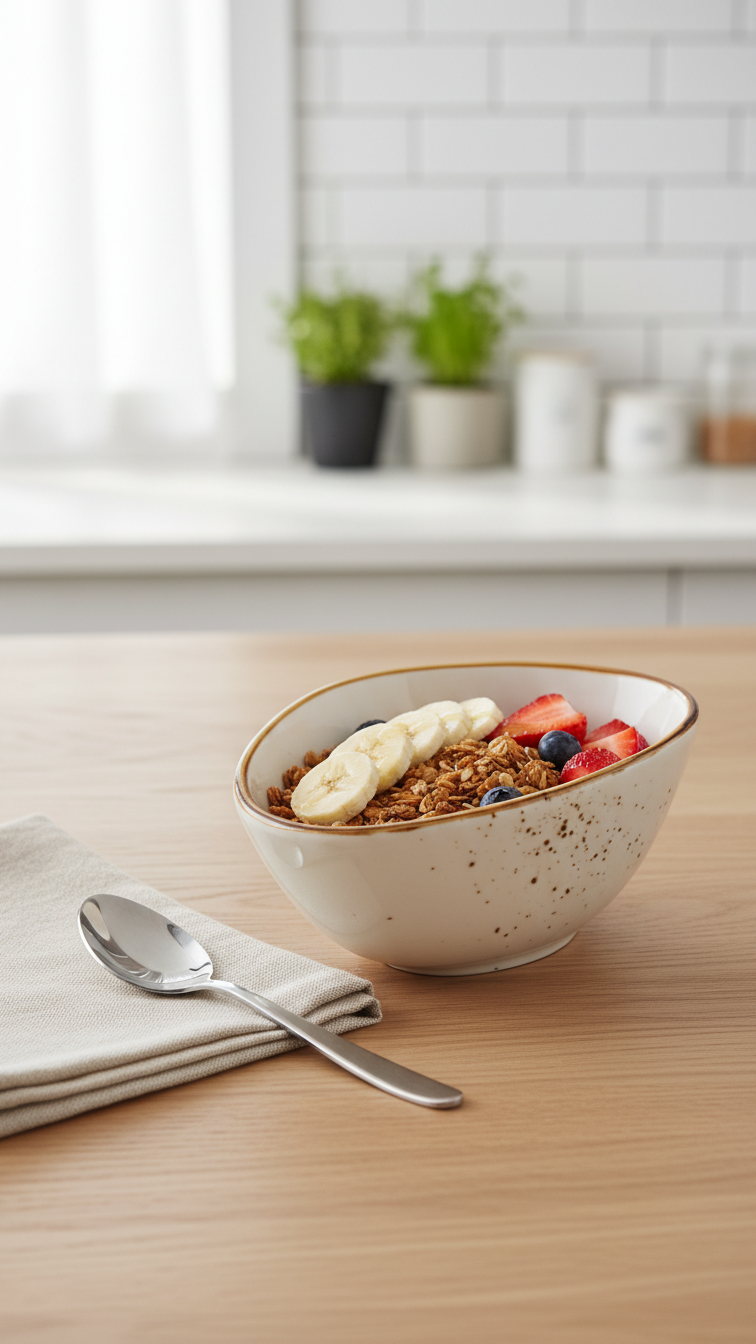 Terra 4.75 inch Oval Bowl Dap White
