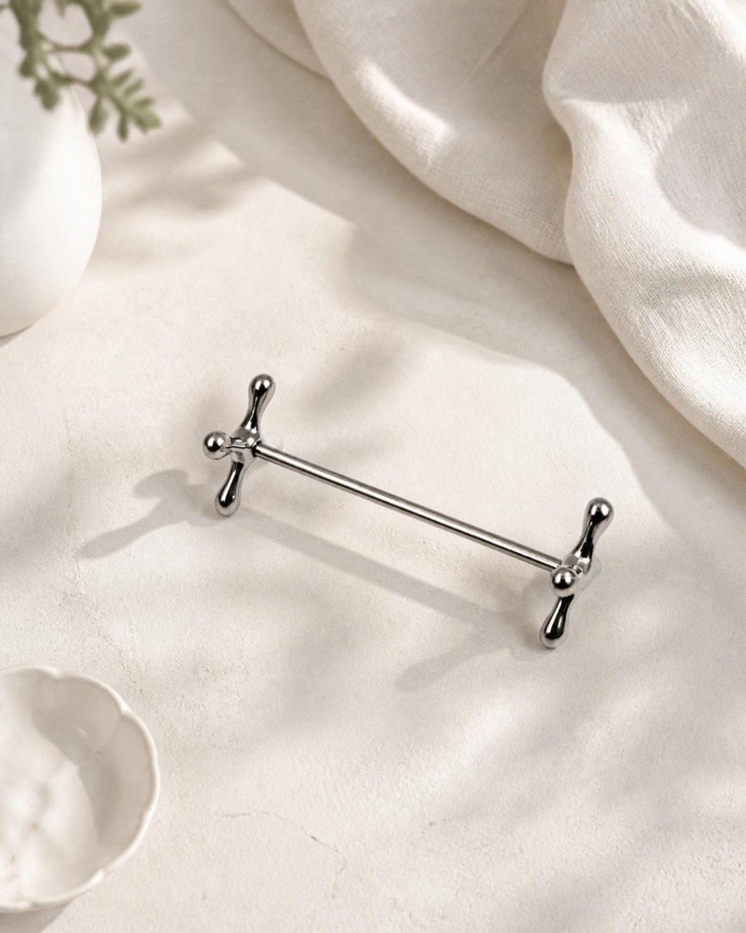 Dumbbell Stainless Steel Spoon & Chopstick Rest