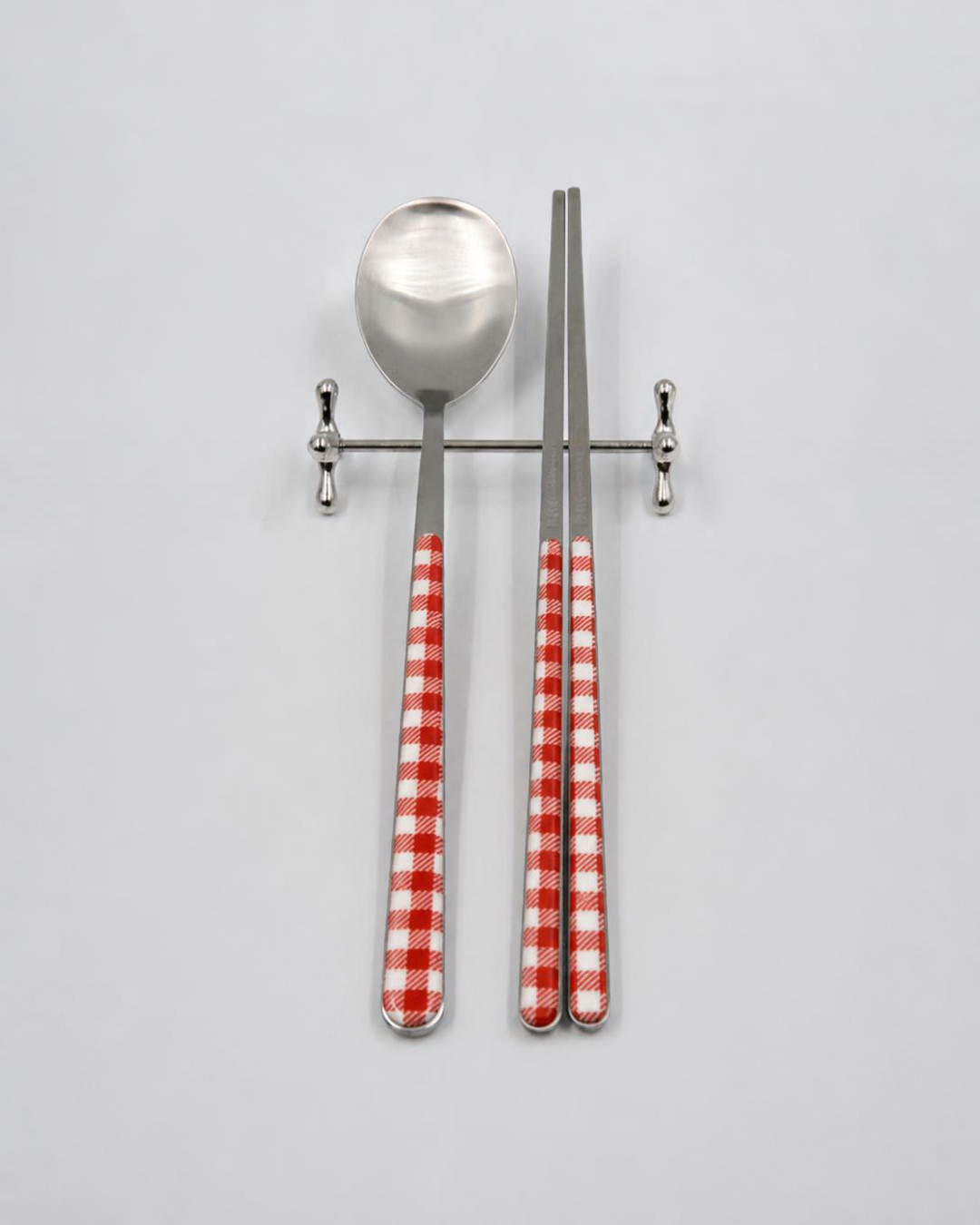 Dumbbell Stainless Steel Spoon & Chopstick Rest