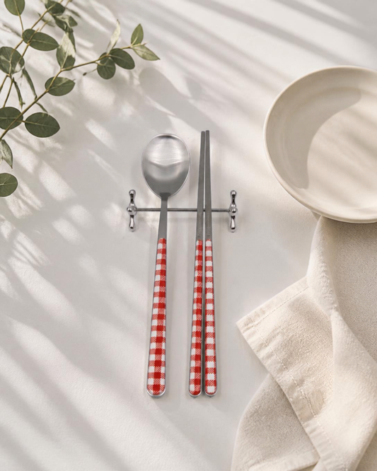 Dumbbell Stainless Steel Spoon & Chopstick Rest
