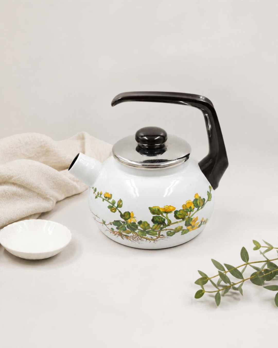 Villeroy & Boch Botanica Enamel Whistling Tea Kettle