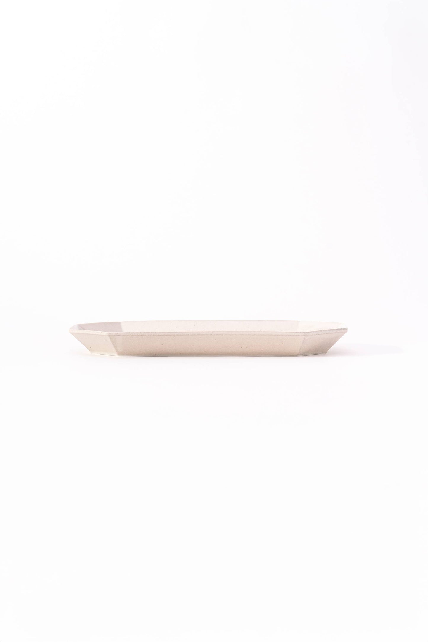 MINO WARE OCTAGON OVAL PLATE LARGE