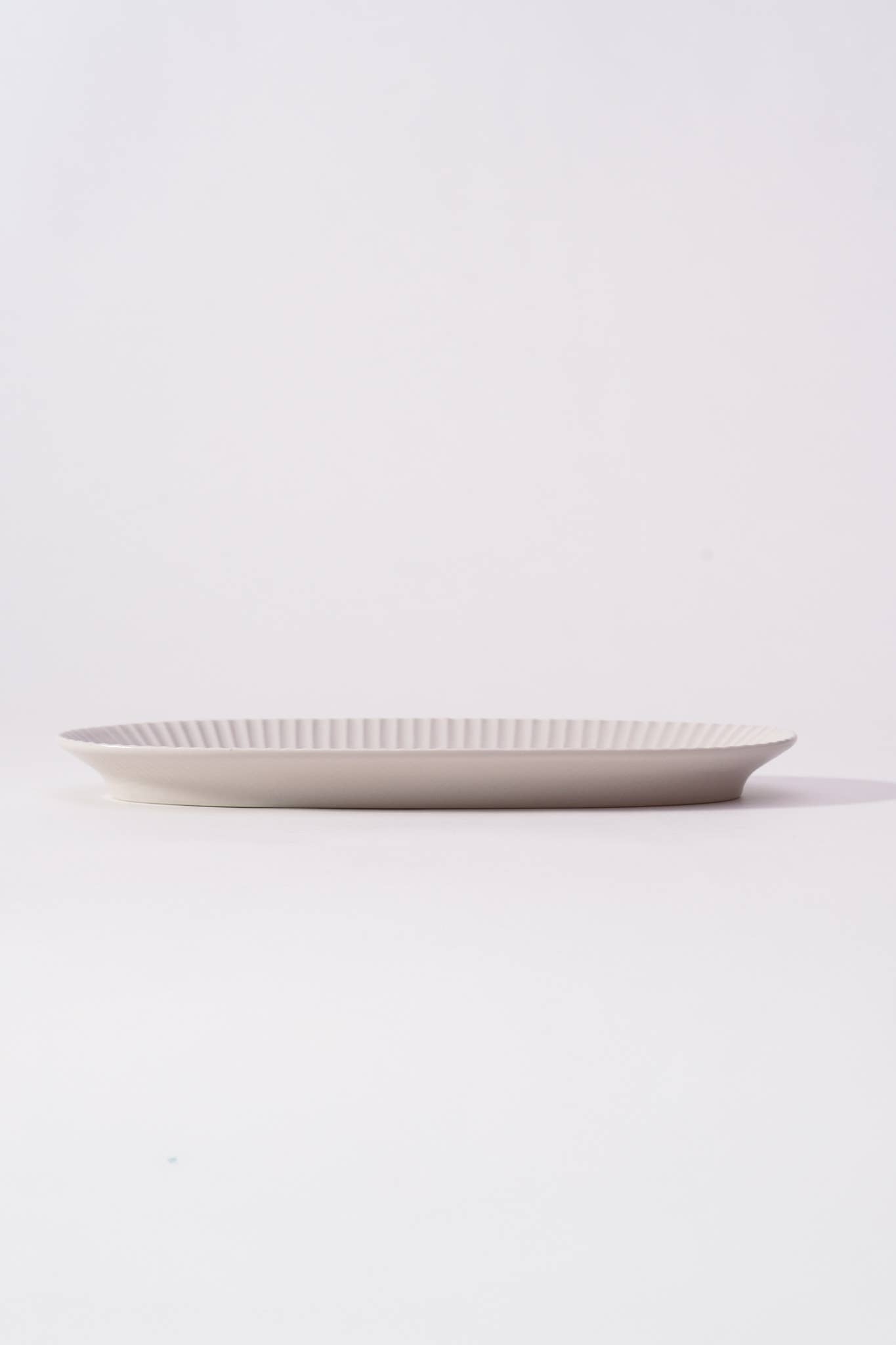 Kachosen Oval Platter With Folding-Fan Pattern Large