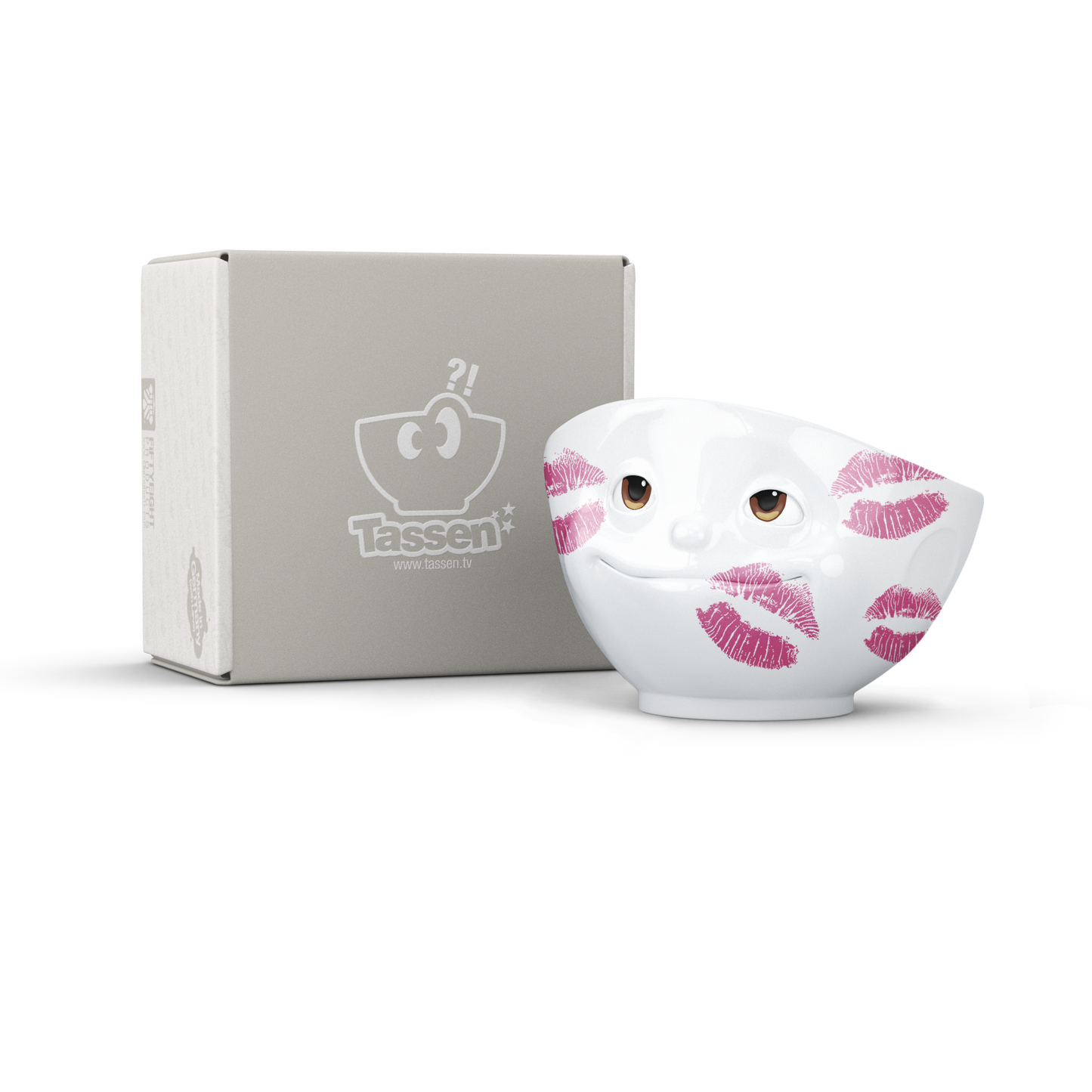 TASSEN 16 Oz. Limited Edition Bowl with Kiss Marks