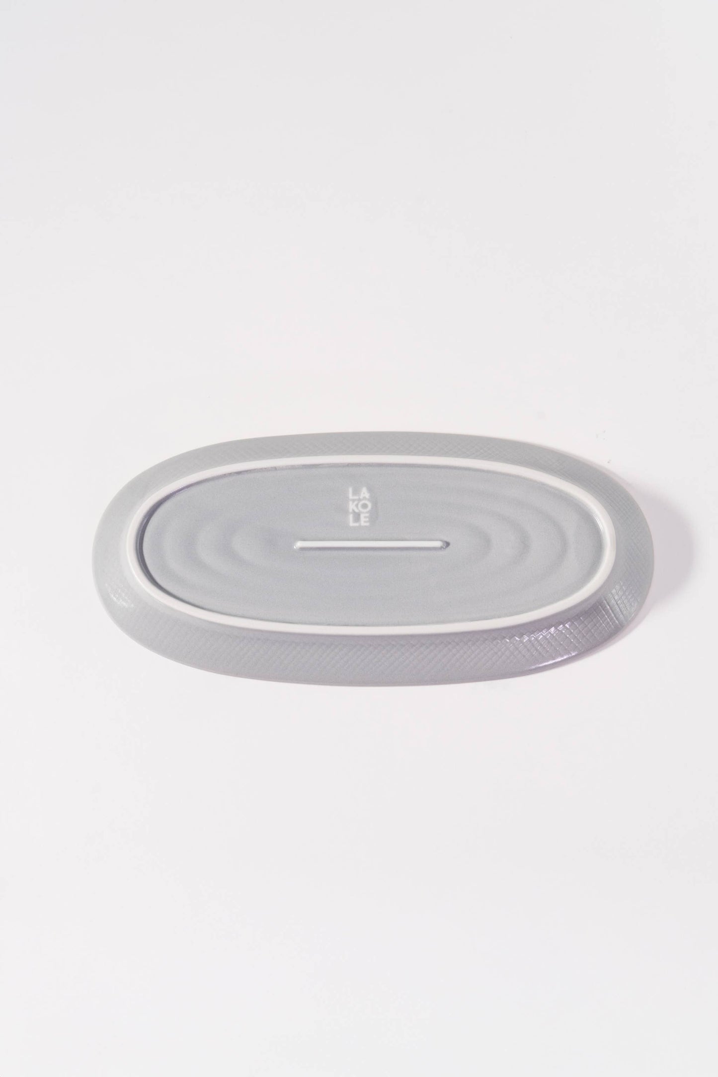 Kachosen Oval Platter With Folding-Fan Pattern Large