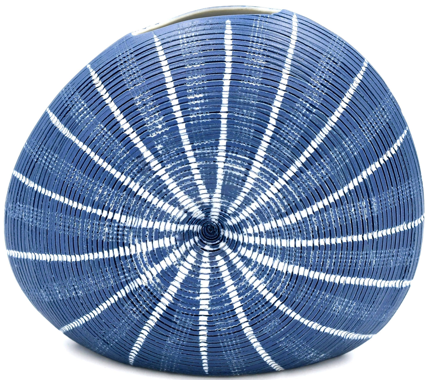 Diva Round Mini Handcrafted Porcelain Bud Vase (226W22BLUE)