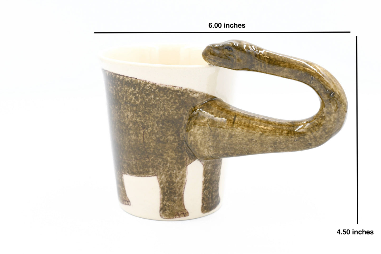 Dino Days – Handcrafted Apatosaurus Mug