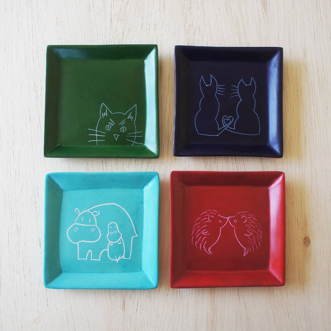 Square Animal Dish