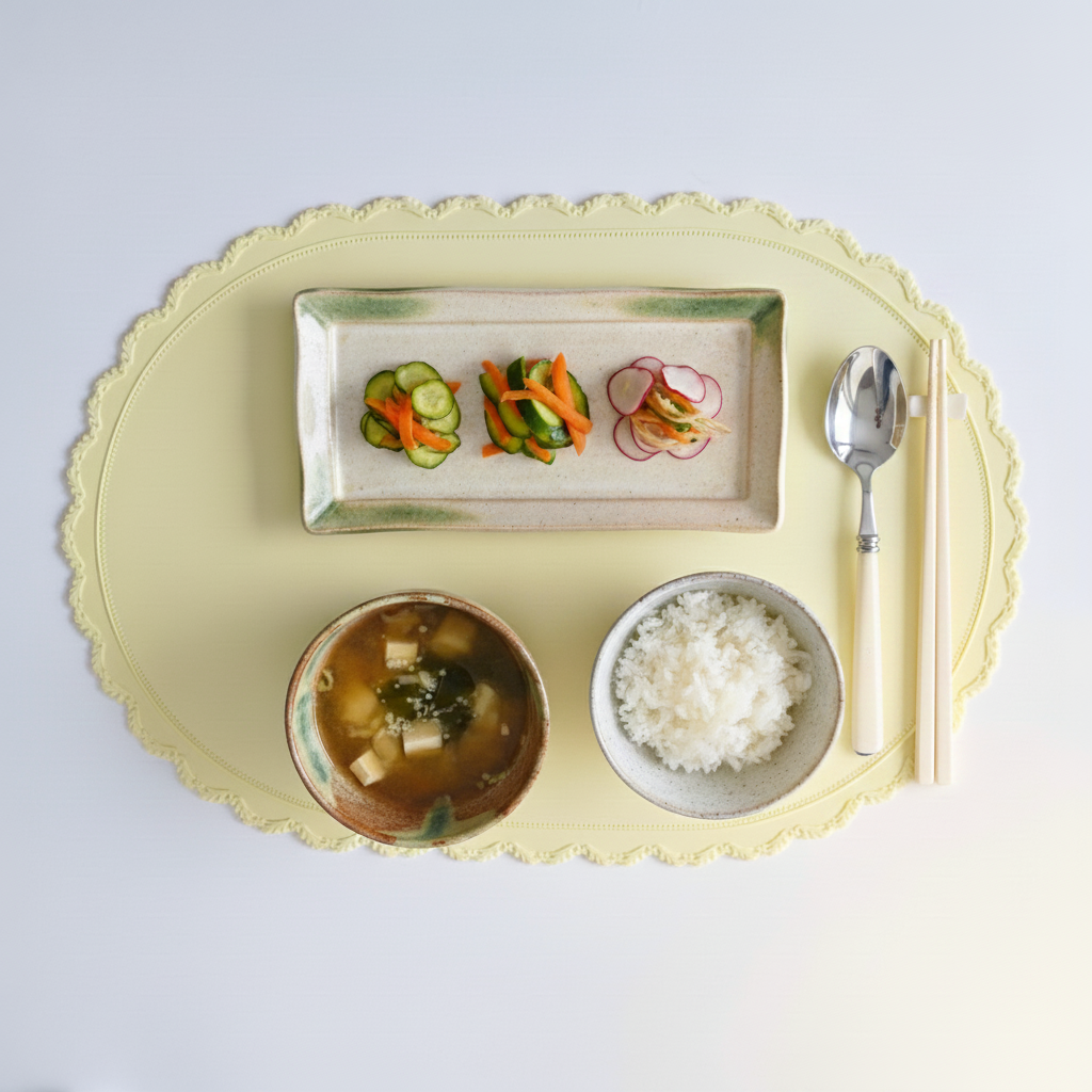 Luo Lace-Patterned Silicone Table Mat Set of 4