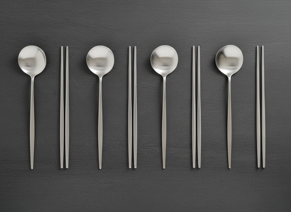 Abella Korean 304 Stainless Steel 4-Person Flatware Set
