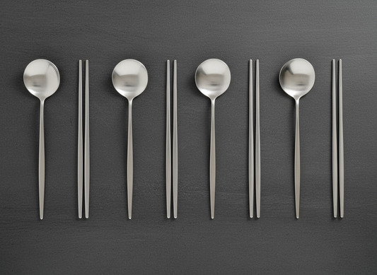 Abella Korean 304 Stainless Steel 4-Person Flatware Set