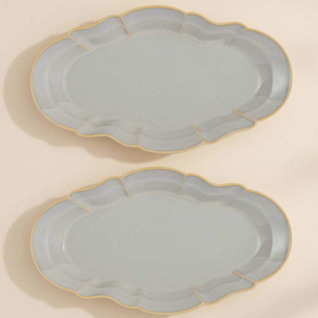 Stable Series: Oval Plate 2Pcs Set