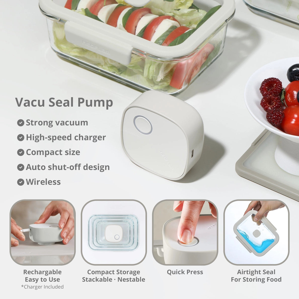 Vacu Seal 7pc Set