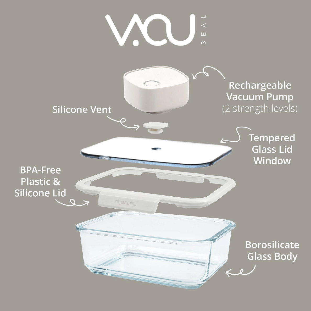 Vacu Seal 7pc Set