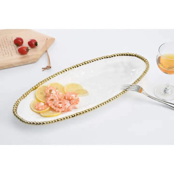 Pampa Bay Oval Serving Piece