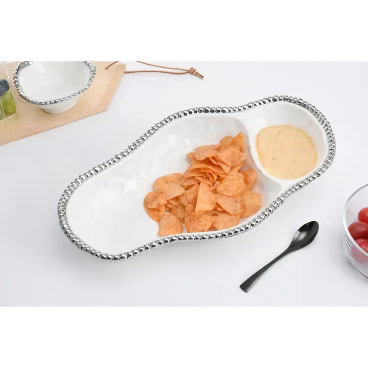 Pampa Bay 2 Section Serving Piece