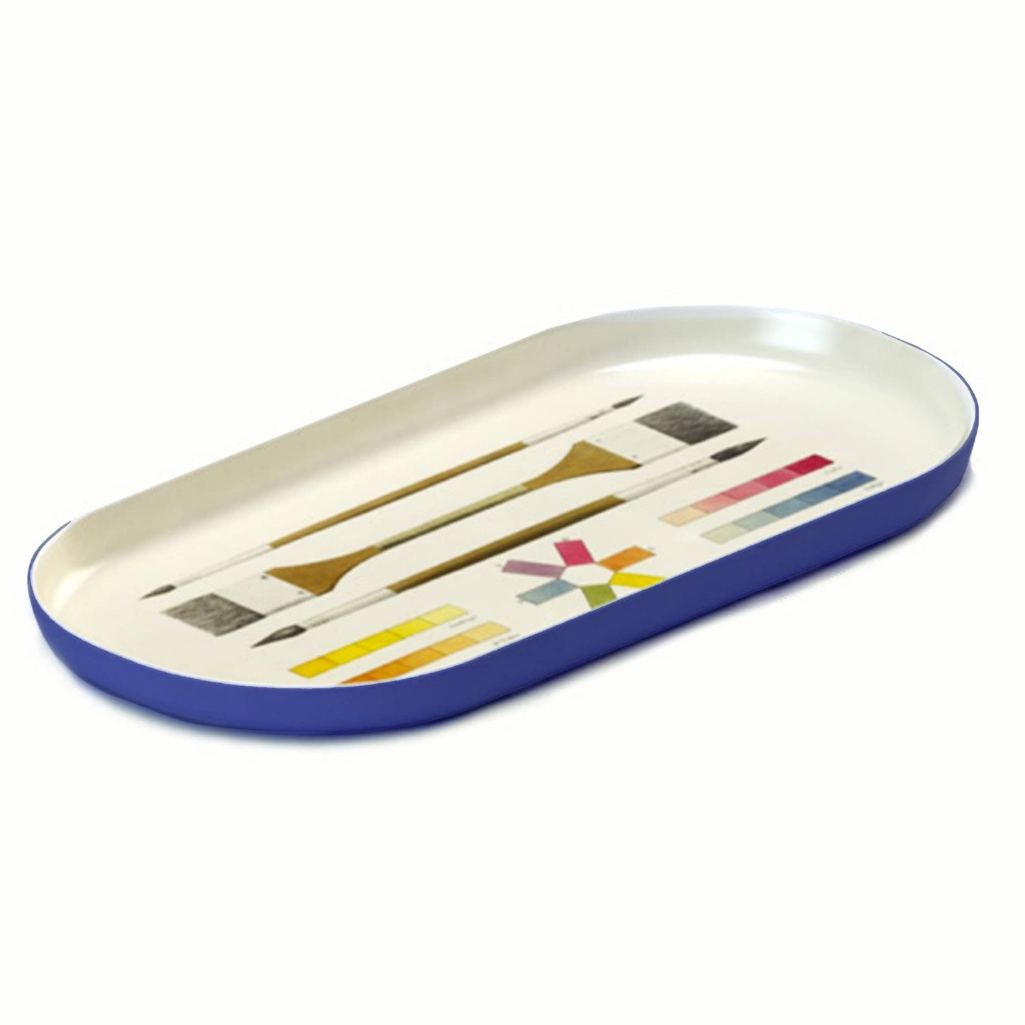 Roomytown Oval Enamel Tray – The Art of Colouring